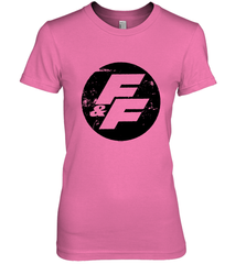 Fast and Furious Distressed Circle Logo Women's Premium T-Shirt Women's Premium T-Shirt - globaltrendtees