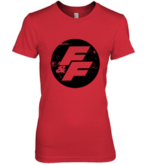 Fast and Furious Distressed Circle Logo Women's Premium T-Shirt Women's Premium T-Shirt - globaltrendtees