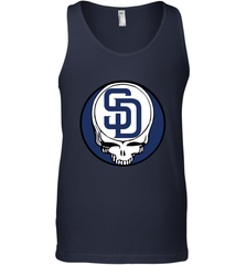 San Diego Padres Grateful Dead Baseball Steal Your Face MLB Men's Tank Top Men's Tank Top - globaltrendtees