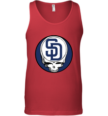 San Diego Padres Grateful Dead Baseball Steal Your Face MLB Men's Tank Top Men's Tank Top - globaltrendtees