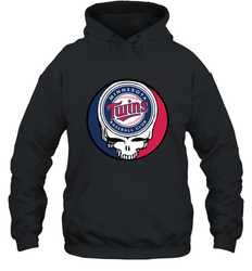 Minnesota Twins Grateful Dead Baseball Steal Your Face MLB Hooded Sweatshirt