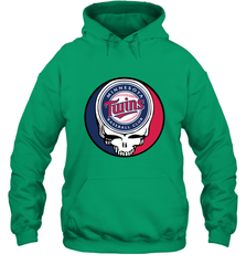 Minnesota Twins Grateful Dead Baseball Steal Your Face MLB Hooded Sweatshirt Hooded Sweatshirt - globaltrendtees