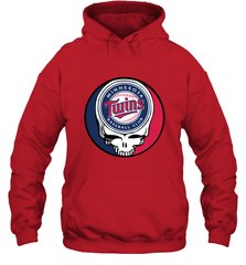 Minnesota Twins Grateful Dead Baseball Steal Your Face MLB Hooded Sweatshirt Hooded Sweatshirt - globaltrendtees