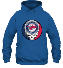 Minnesota Twins Grateful Dead Baseball Steal Your Face MLB Hooded Sweatshirt Hooded Sweatshirt - globaltrendtees