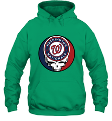 Washington Nationals Grateful Dead Baseball Steal Your Face MLB Hooded Sweatshirt Hooded Sweatshirt - globaltrendtees