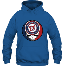 Washington Nationals Grateful Dead Baseball Steal Your Face MLB Hooded Sweatshirt Hooded Sweatshirt - globaltrendtees