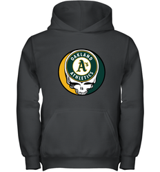 Oakland Athletics Grateful Dead Baseball Steal Your Face MLB Youth Hooded Sweatshirt
