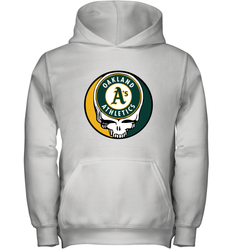 Oakland Athletics Grateful Dead Baseball Steal Your Face MLB Youth Hooded Sweatshirt