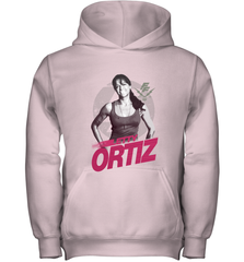 Fast & Furious Letty Ortiz Smiling Portrait Youth Hooded Sweatshirt Youth Hooded Sweatshirt - globaltrendtees