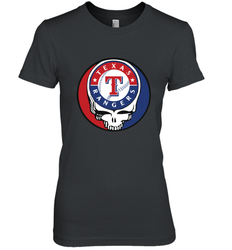 Texas Rangers Grateful Dead Baseball Steal Your Face MLB Women's Premium T-Shirt