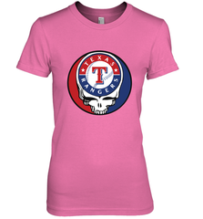 Texas Rangers Grateful Dead Baseball Steal Your Face MLB Women's Premium T-Shirt Women's Premium T-Shirt - globaltrendtees
