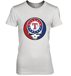 Texas Rangers Grateful Dead Baseball Steal Your Face MLB Women's Premium T-Shirt