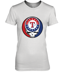 Texas Rangers Grateful Dead Baseball Steal Your Face MLB Women's Premium T-Shirt Women's Premium T-Shirt - globaltrendtees