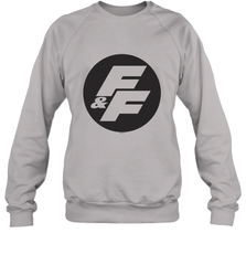 Fast & Furious Negative Space Circle Logo Crewneck Sweatshirt Crewneck Sweatshirt - globaltrendtees