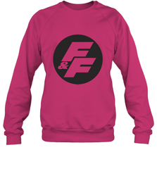 Fast & Furious Negative Space Circle Logo Crewneck Sweatshirt Crewneck Sweatshirt - globaltrendtees