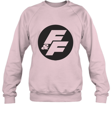 Fast & Furious Negative Space Circle Logo Crewneck Sweatshirt Crewneck Sweatshirt - globaltrendtees