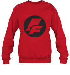Fast & Furious Negative Space Circle Logo Crewneck Sweatshirt Crewneck Sweatshirt - globaltrendtees