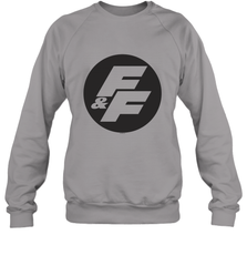 Fast & Furious Negative Space Circle Logo Crewneck Sweatshirt Crewneck Sweatshirt - globaltrendtees