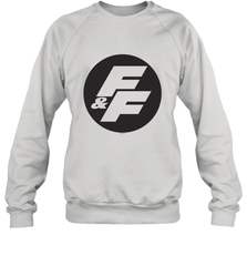 Fast & Furious Negative Space Circle Logo Crewneck Sweatshirt Crewneck Sweatshirt - globaltrendtees