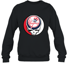 New York Yankees Grateful Dead Baseball Steal Your Face MLB Crewneck Sweatshirt