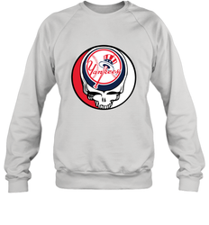 New York Yankees Grateful Dead Baseball Steal Your Face MLB Crewneck Sweatshirt