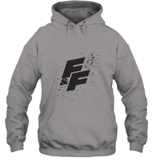 Fast & Furious Paint Splatter Bold Logo Hooded Sweatshirt Hooded Sweatshirt - globaltrendtees