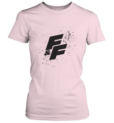 Fast & Furious Paint Splatter Bold Logo Women's T-Shirt Women's T-Shirt - globaltrendtees