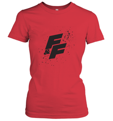 Fast & Furious Paint Splatter Bold Logo Women's T-Shirt Women's T-Shirt - globaltrendtees