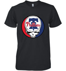 Philadelphia Phillies Grateful Dead Baseball Steal Your Face MLB Men's Premium T-Shirt