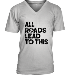 Fast & Furious Logo All Roads Lead To This Men's V-Neck T-Shirt