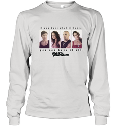 Fast & Furious You Can Have It All Group Shot Panels Black Youth Long Sleeve T-Shirt