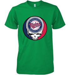 Minnesota Twins Grateful Dead Baseball Steal Your Face MLB Men's Premium T-Shirt Men's Premium T-Shirt - globaltrendtees