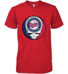 Minnesota Twins Grateful Dead Baseball Steal Your Face MLB Men's Premium T-Shirt Men's Premium T-Shirt - globaltrendtees