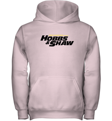 Fast & Furious Hobbs & Shaw Yellow And Black Movie Logo Youth Hooded Sweatshirt Youth Hooded Sweatshirt - globaltrendtees