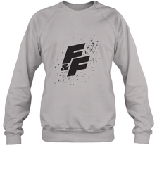 Fast & Furious Paint Splatter Bold Logo Crewneck Sweatshirt Crewneck Sweatshirt - globaltrendtees