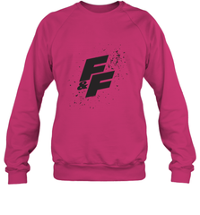 Fast & Furious Paint Splatter Bold Logo Crewneck Sweatshirt Crewneck Sweatshirt - globaltrendtees