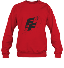 Fast & Furious Paint Splatter Bold Logo Crewneck Sweatshirt Crewneck Sweatshirt - globaltrendtees