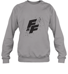 Fast & Furious Paint Splatter Bold Logo Crewneck Sweatshirt Crewneck Sweatshirt - globaltrendtees