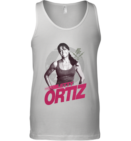 Fast & Furious Letty Ortiz Smiling Portrait Men's Tank Top Men's Tank Top / White / XS Men's Tank Top - globaltrendtees