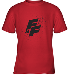 Fast & Furious Paint Splatter Bold Logo Youth T-Shirt Youth T-Shirt - globaltrendtees