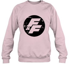 Fast and Furious Distressed Circle Logo Crewneck Sweatshirt Crewneck Sweatshirt - globaltrendtees