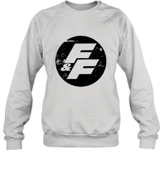 Fast and Furious Distressed Circle Logo Crewneck Sweatshirt