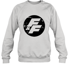 Fast and Furious Distressed Circle Logo Crewneck Sweatshirt Crewneck Sweatshirt - globaltrendtees