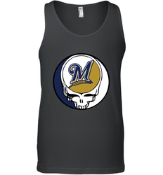 Milwaukee Brewers Grateful Dead Baseball Steal Your Face MLB Men's Tank Top