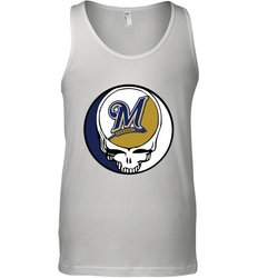 Milwaukee Brewers Grateful Dead Baseball Steal Your Face MLB Men's Tank Top