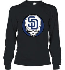 San Diego Padres Grateful Dead Baseball Steal Your Face MLB Long Sleeve T-Shirt Long Sleeve T-Shirt - globaltrendtees