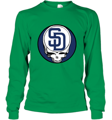 San Diego Padres Grateful Dead Baseball Steal Your Face MLB Long Sleeve T-Shirt Long Sleeve T-Shirt - globaltrendtees