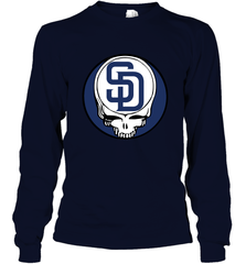 San Diego Padres Grateful Dead Baseball Steal Your Face MLB Long Sleeve T-Shirt Long Sleeve T-Shirt - globaltrendtees