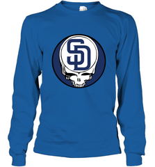 San Diego Padres Grateful Dead Baseball Steal Your Face MLB Long Sleeve T-Shirt Long Sleeve T-Shirt - globaltrendtees