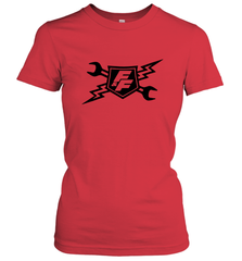 Fast & Furious Racing Shield Motif Women's T-Shirt Women's T-Shirt - globaltrendtees